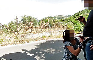 Dick flash i pull out my dick out in front of a girl on the street and cum on her face it's very risky misscreamy