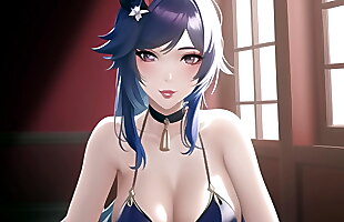 Japanese harem hentai asmr tinglecore scratching wbinaural visual journey