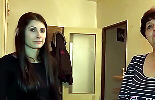 Omahunter teen lesbian picking mature lover of her