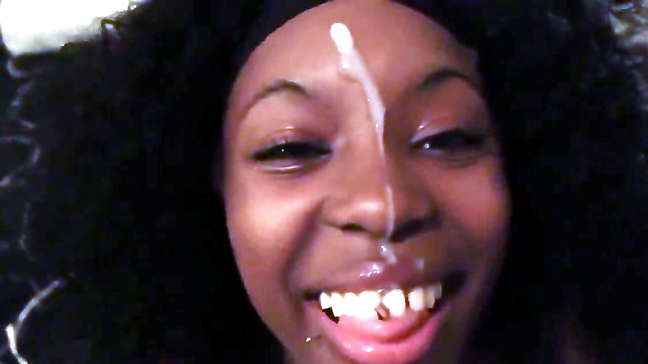 Black cream on dick HD video.